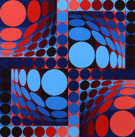 Thez II 1980 Limited Edition Print by Victor Vasarely - 0 Thez II 1980 Limited Edition Print by Victor Vasarely - 0
