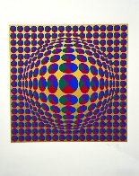 Neptune, From Eight Impressions 1970 Limited Edition Print by Victor Vasarely - 1 Neptune, From Eight Impressions 1970 Limited Edition Print by Victor Vasarely - 1