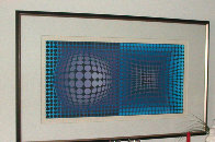 Untitled Serigraph 1993 Limited Edition Print by Victor Vasarely - 1 Untitled Serigraph 1993 Limited Edition Print by Victor Vasarely - 1