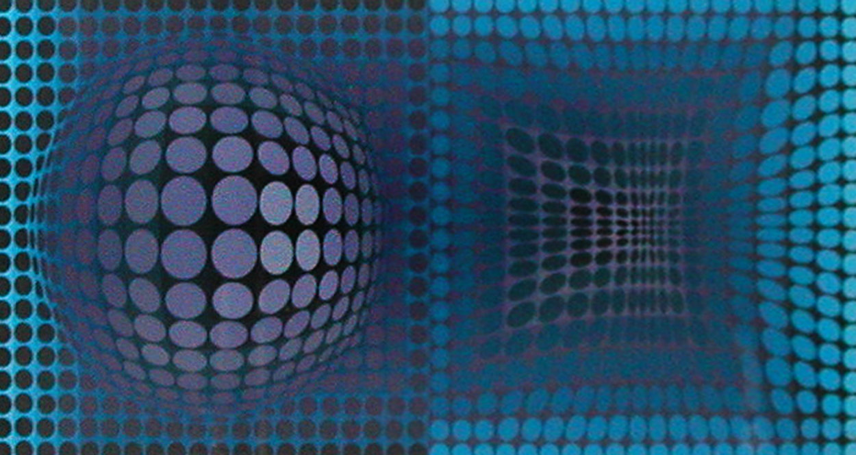 Untitled Serigraph 1993 Limited Edition Print by Victor Vasarely Untitled Serigraph 1993 Limited Edition Print by Victor Vasarely