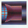 Optical Cube 1975 Limited Edition Print by Victor Vasarely - 1