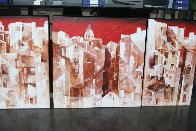 Lisbon Triptych 2004 Super Huge Original Painting by Valeriy Vaskov - 2 Lisbon Triptych 2004 Super Huge Original Painting by Valeriy Vaskov - 2