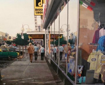 La Calle Cuatro 2001 Limited Edition Print - Emigdio Vasquez La Calle Cuatro 2001 Limited Edition Print - Emigdio Vasquez
