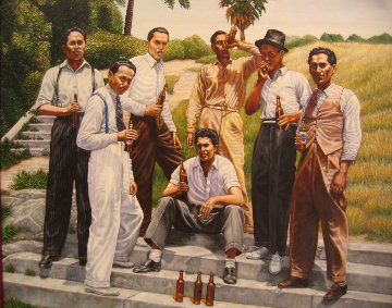 Homeboys Circa 1939 Limited Edition Print - Emigdio Vasquez Homeboys Circa 1939 Limited Edition Print - Emigdio Vasquez