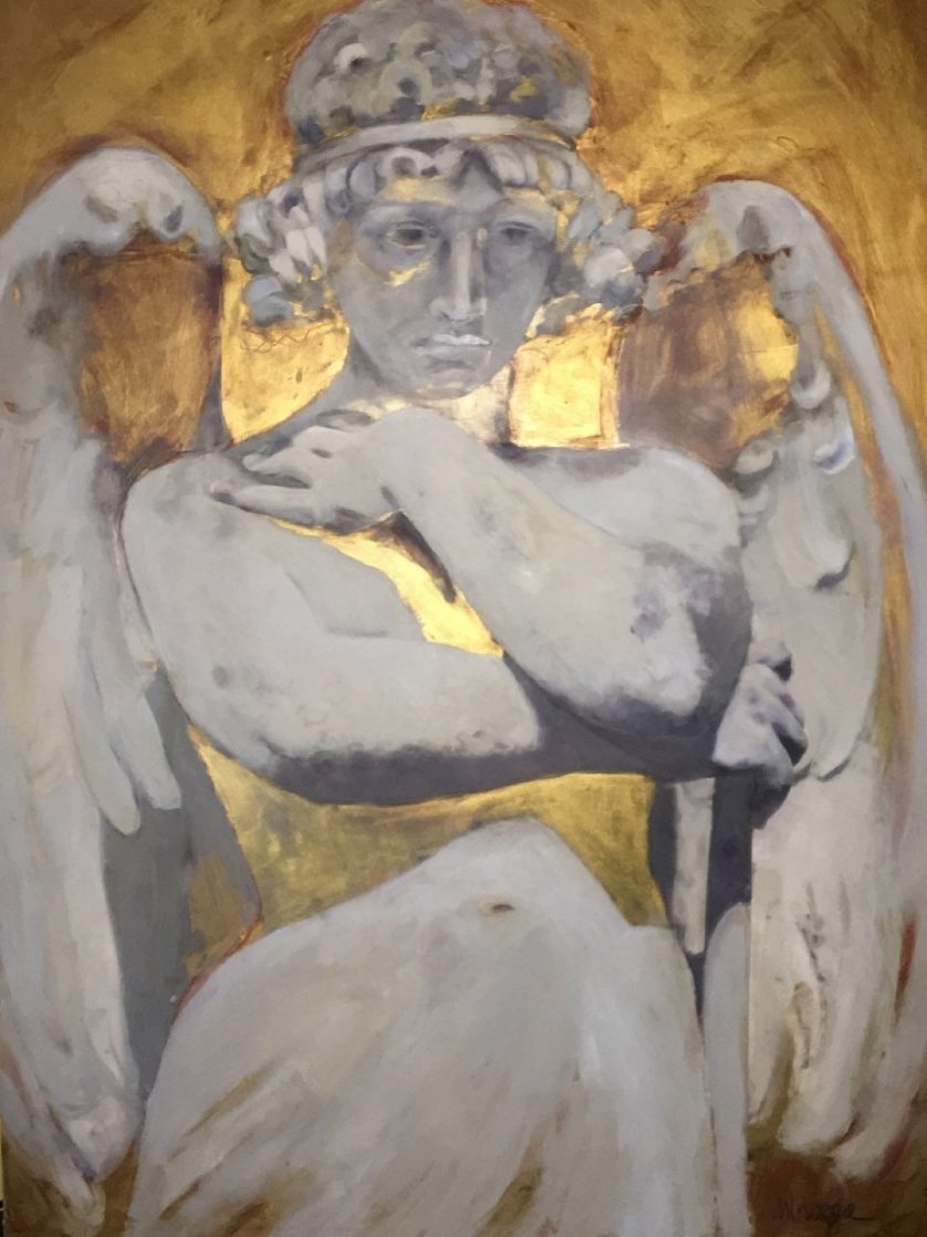 Angel DI Capri 2011 28x38 Original Painting by Margaret Vega Angel DI Capri 2011 28x38 Original Painting by Margaret Vega