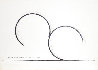 Position of Two Major Arcs of 257.5 Each 1980 Limited Edition Print by Bernar Venet - 0