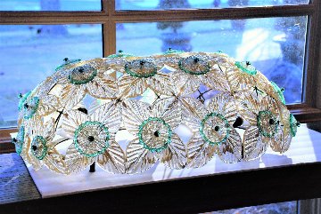 Glass Flower Light Fixture Unique 1925 Other - Paolo Venini Glass Flower Light Fixture Unique 1925 Other - Paolo Venini