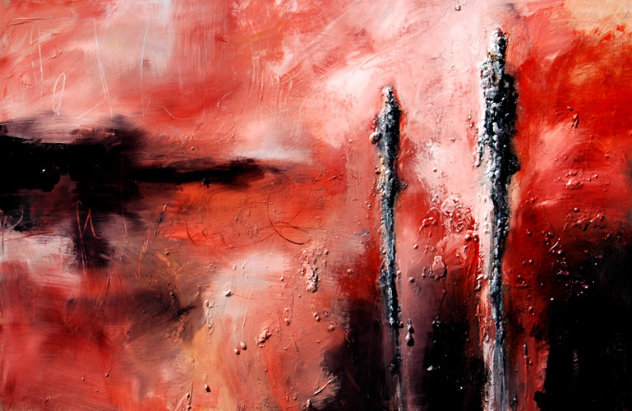 Together Revisit 48x72 Original Painting by James Verbicky