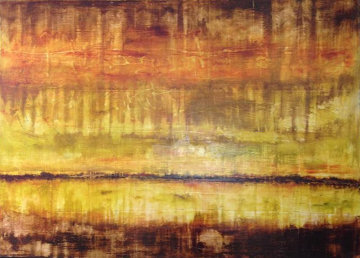 Rusted Memory 2006 57x76 Original Painting - James Verbicky Rusted Memory 2006 57x76 Original Painting - James Verbicky