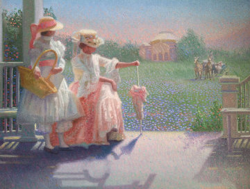 Surprise Visit 34x40 Huge Original Painting - James Verdugo Surprise Visit 34x40 Huge Original Painting - James Verdugo