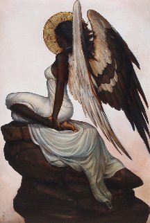 Seraphim 2: High Vigil 2016 36x24 Original Painting - Sequoia C. Versillee Seraphim 2: High Vigil 2016 36x24 Original Painting - Sequoia C. Versillee