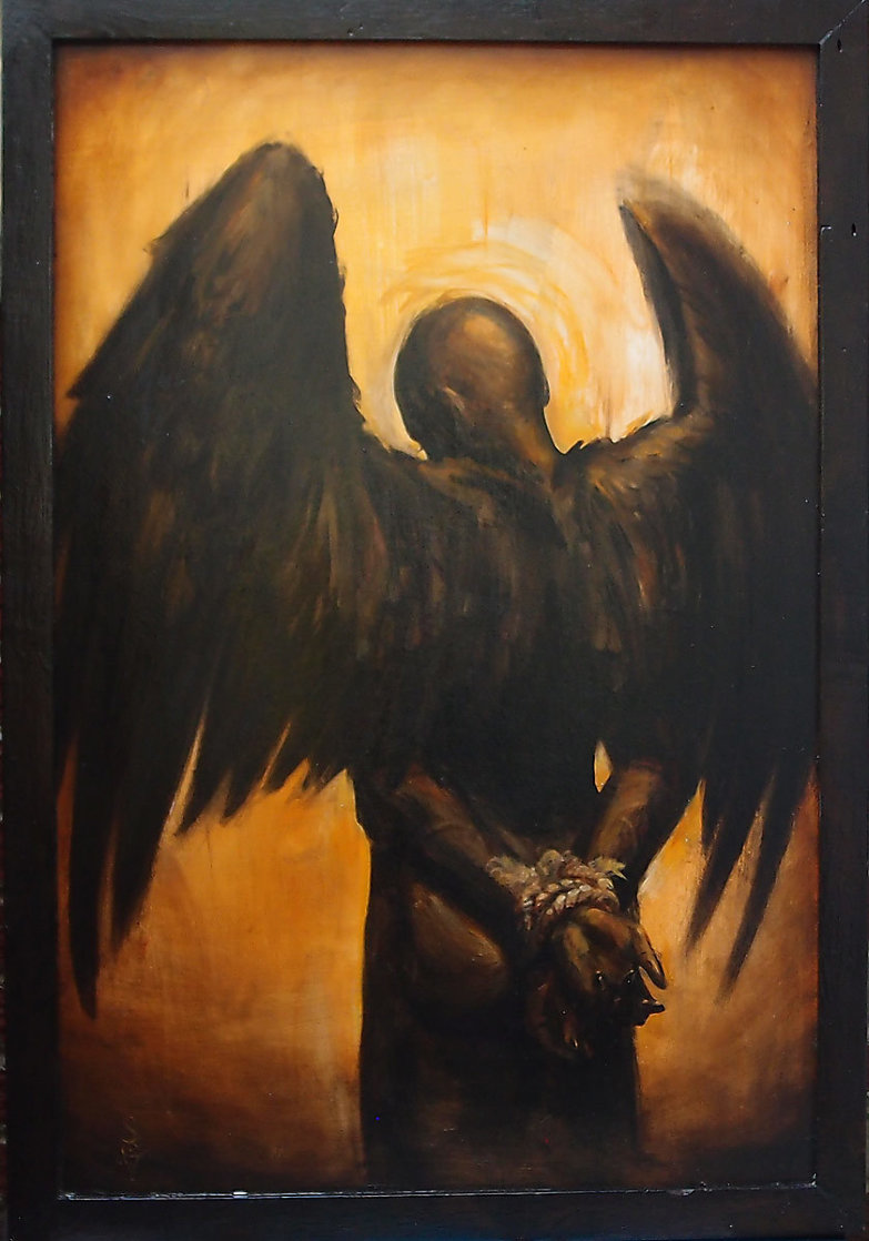Freedom As Illusion 38x26 Original Painting by Sequoia C. Versillee Freedom As Illusion 38x26 Original Painting by Sequoia C. Versillee