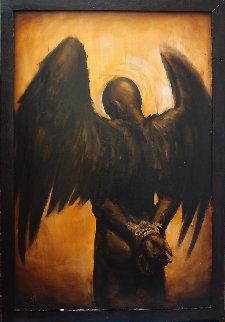Freedom As Illusion 38x26 Original Painting - Sequoia C. Versillee Freedom As Illusion 38x26 Original Painting - Sequoia C. Versillee