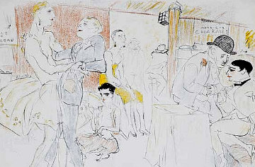 Dance, Paris Night Club 1920 Limited Edition Print - Marcel Vertes Dance, Paris Night Club 1920 Limited Edition Print - Marcel Vertes