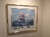 U.S.S.  Constitution - Old Ironsides With Remarque 1987 Limited Edition Print by Charles Vickery - 2
