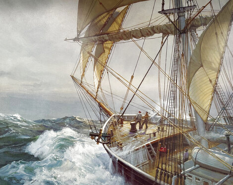 Adventure Bound AP 1985 Limited Edition Print - Charles Vickery