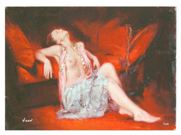 Restful Recline (Untitled #11) Limited Edition Print by  Vidan