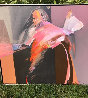 Morning Sing 1981 41x31 Huge Original Painting by Veloy Vigil - 1