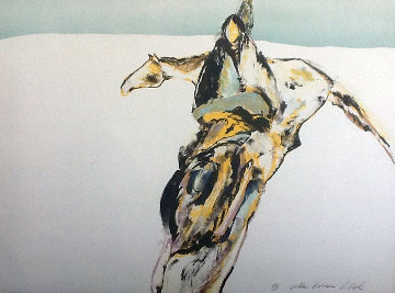 Yellow Horse PP 1978 Limited Edition Print - Veloy Vigil