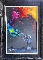 Colors of Night 2020 45x33 - Huge Original Painting by Kevin 