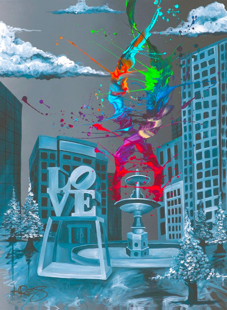Love Life 2020 Embellished Limited Edition Print by Kevin 