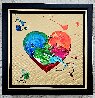 Heart of Gold 2022 25x25 Original Painting by Kevin 