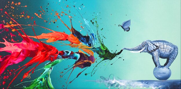 Changing Winds 2020 - Framed Limited Edition Embellished Giclee on