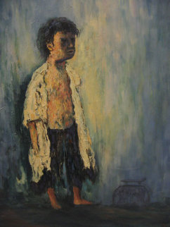 Little Boy Blue 36x24 Original Painting - John Vignari Little Boy Blue 36x24 Original Painting - John Vignari