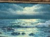 Evening Surf 1974 31x43 Original Painting by John Vignari - 2