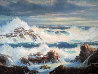 Rocky Seas 1964 24x36 Original Painting by John Vignari - 0