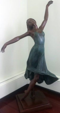 Isadora Bronze Sculpture 38 in Sculpture - Victor Villarreal