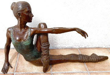 Untitled Ballerina Bronze Sculpture 1980 26 in Sculpture - Javier Villarreal