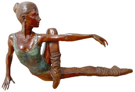 Untitled Ballerina Bronze Sculpture 1980 26 in Sculpture - Javier Villarreal