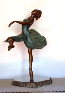 Ballerina Bronze Sculpture 28 in Sculpture - Javier Villarreal Ballerina Bronze Sculpture 28 in Sculpture - Javier Villarreal