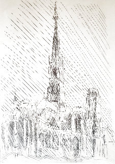 Rouen Cathedral (La Cathédrale De Rouen) 1948 - Early Limited Edition Print - Jacques Villon