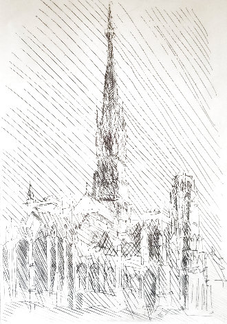 Rouen Cathedral (La Cathédrale De Rouen) 1948 - Early - HS Limited Edition Print - Jacques Villon
