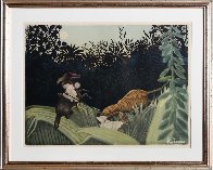 La Chasse Au Tigre (Ginestet-Pouillon 641) 1924 Limited Edition Print by Jacques Villon - 1 La Chasse Au Tigre (Ginestet-Pouillon 641) 1924 Limited Edition Print by Jacques Villon - 1