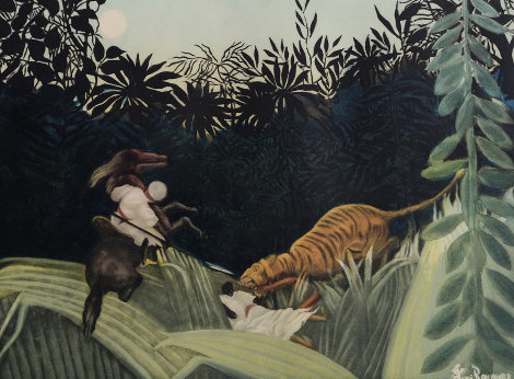 La Chasse Au Tigre (Ginestet-Pouillon 641) 1924 Limited Edition Print - Jacques Villon