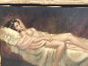 Untitled Nude Female Figure 1979 29x41 Original Painting by Larry Garrison Vincent - 3