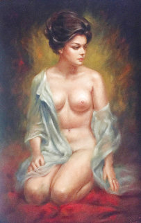 Untitled Painting 42x30 Huge Original Painting - Larry Garrison Vincent Untitled Painting 42x30 Huge Original Painting - Larry Garrison Vincent