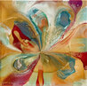 Floral Delight 2011 45x45 - Huge - Signed Twice Original Painting by Elan Vital - 0 Floral Delight 2011 45x45 - Huge - Signed Twice Original Painting by Elan Vital - 0