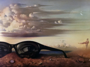 Forgotten Sunglasses 1999 Limited Edition Print - Vladimir Kush Forgotten Sunglasses 1999 Limited Edition Print - Vladimir Kush