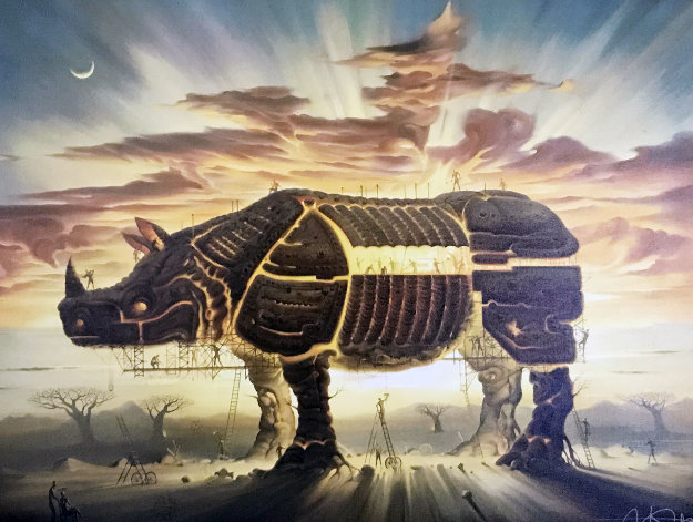 Trojan Horse 1999 Limited Edition Print by Vladimir Kush Trojan Horse 1999 Limited Edition Print by Vladimir Kush