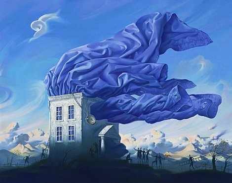 Wind 2000 - Huge Limited Edition Print - Vladimir Kush