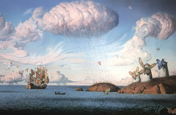 Metaphorical Journey Giclee 94 in 2001 Limited Edition Print - Vladimir Kush Metaphorical Journey Giclee 94 in 2001 Limited Edition Print - Vladimir Kush