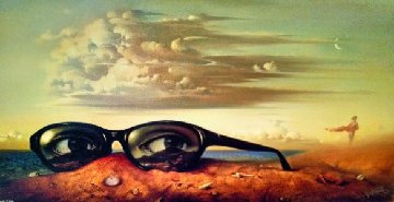Forgotten Sunglasses 1999 Limited Edition Print - Vladimir Kush Forgotten Sunglasses 1999 Limited Edition Print - Vladimir Kush