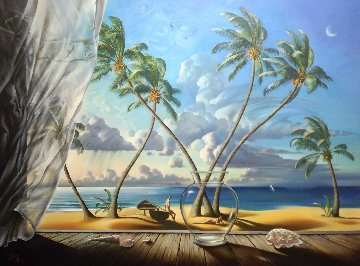 Ocean Breeze 46x58 Huge Limited Edition Print - Vladimir Kush Ocean Breeze 46x58 Huge Limited Edition Print - Vladimir Kush