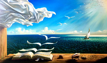 Diary of Discoveries Limited Edition Print - Vladimir Kush Diary of Discoveries Limited Edition Print - Vladimir Kush