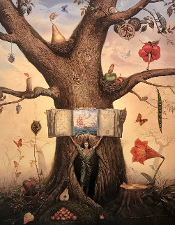 Genealogy Tree 2003 Limited Edition Print - Vladimir Kush Genealogy Tree 2003 Limited Edition Print - Vladimir Kush