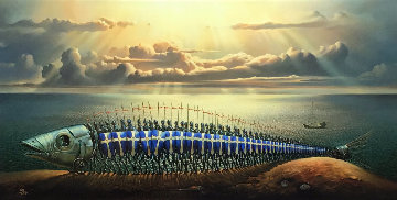 Crusaders Limited Edition Print - Vladimir Kush Crusaders Limited Edition Print - Vladimir Kush